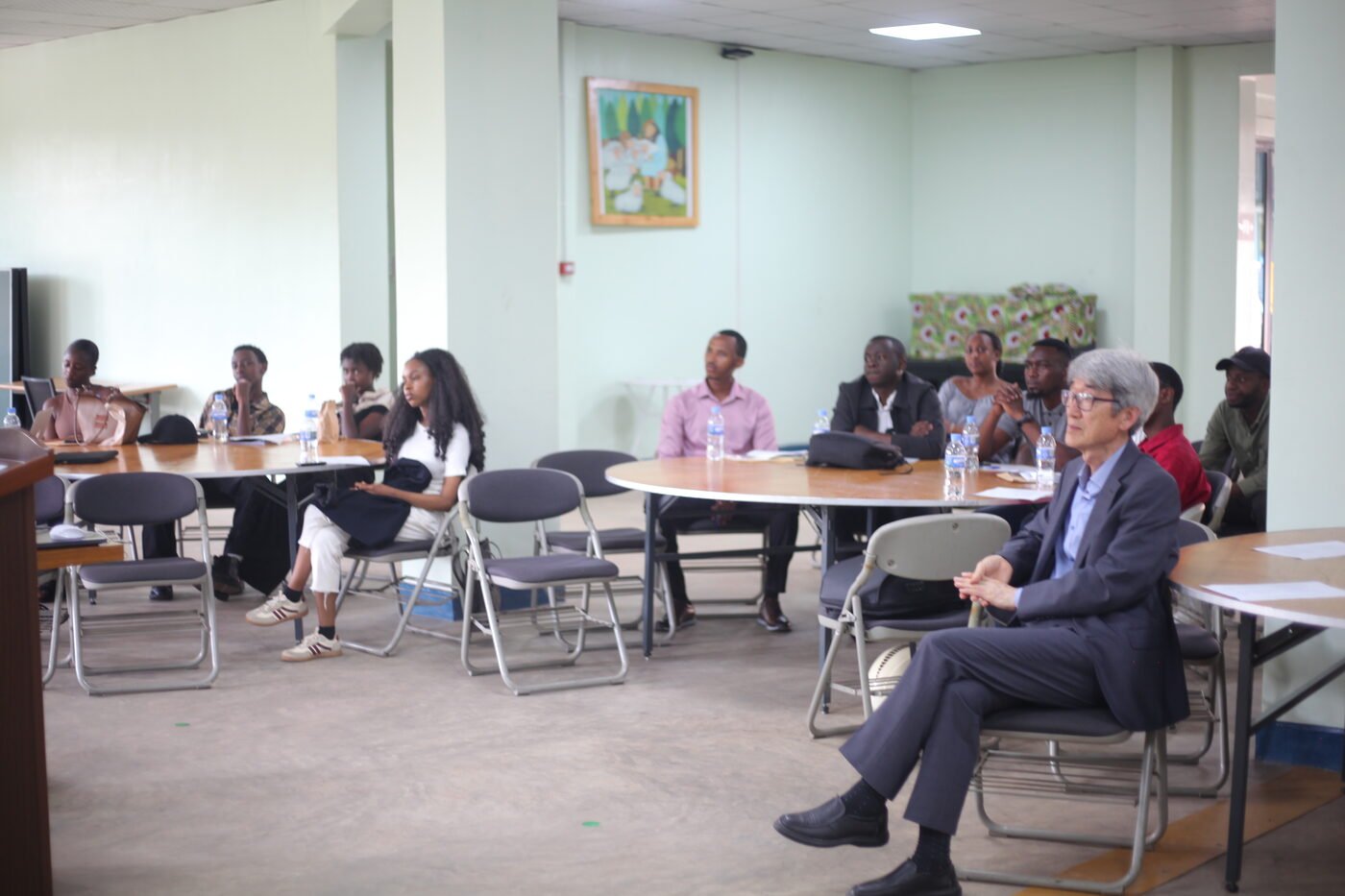 All faculty and students together