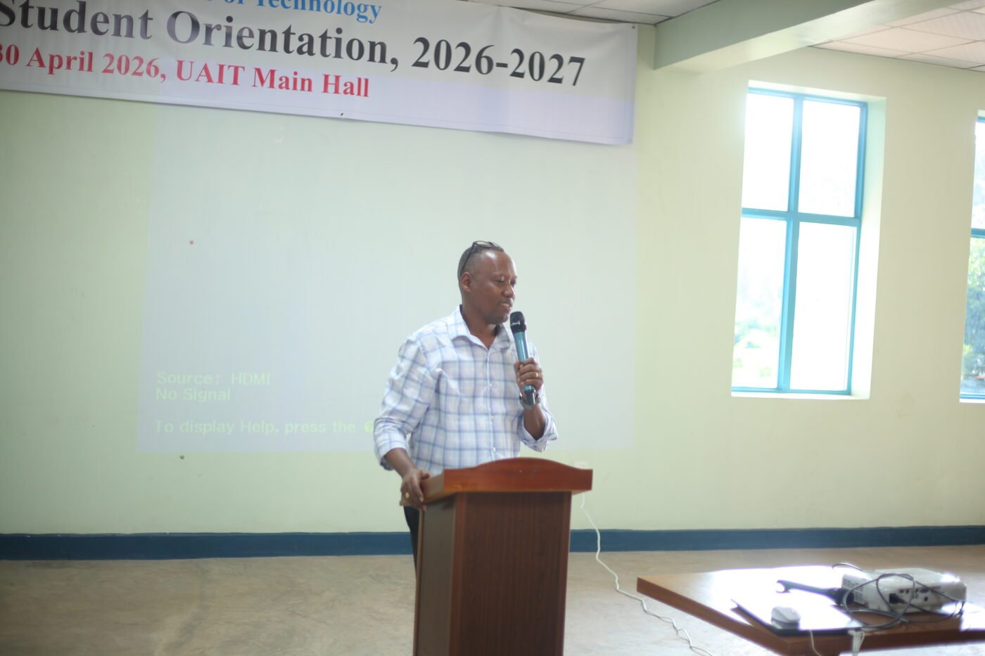 General Manager giving remarks