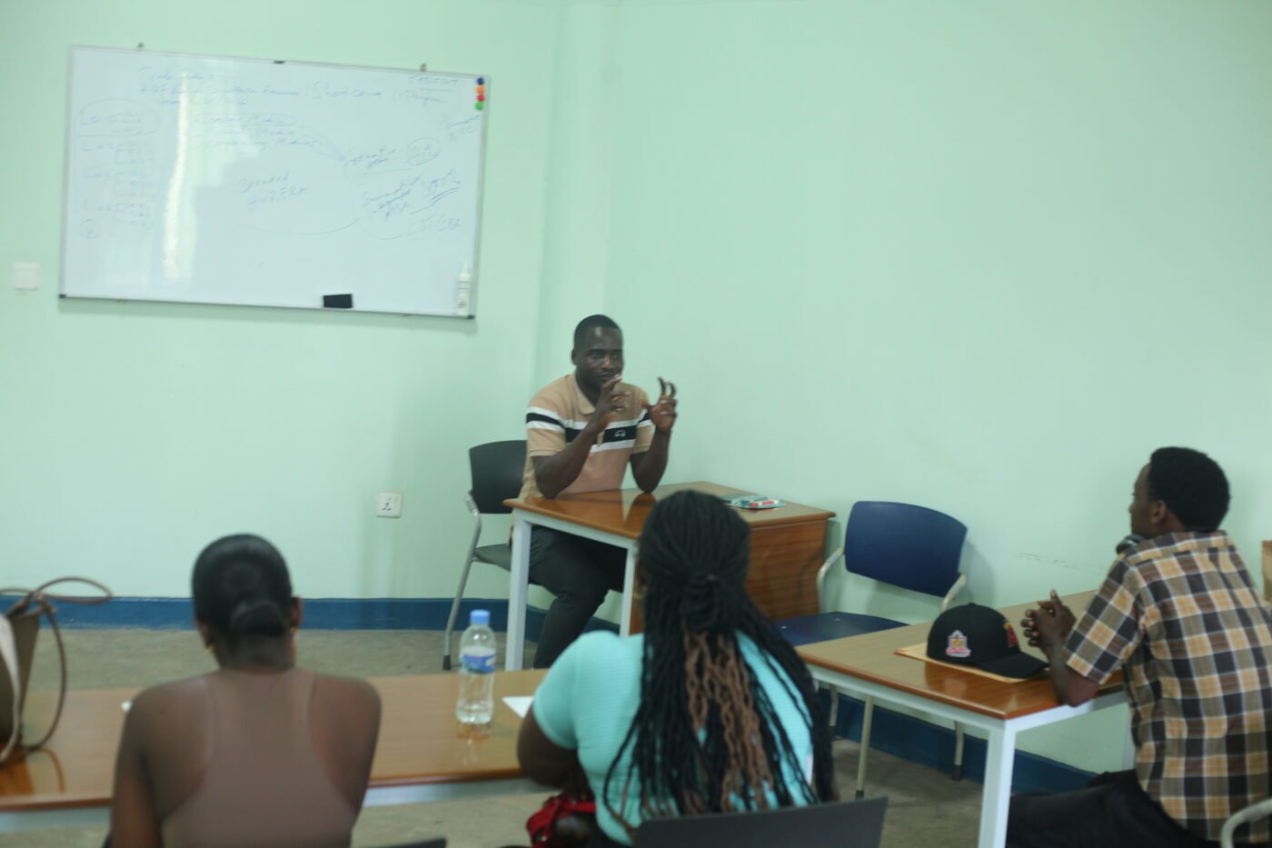 Jewelry Design department introducing their program to new students
